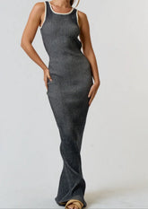 Open Back Maxi Dress
