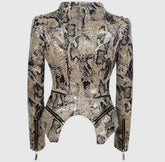 Slim Fit Motorcycle Jacket