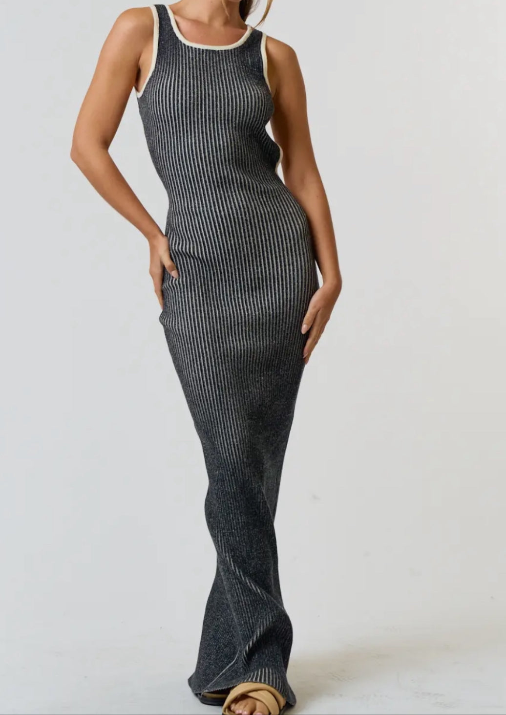 Open Back Maxi Dress