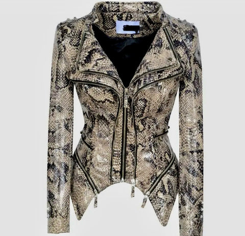 Slim Fit Motorcycle Jacket